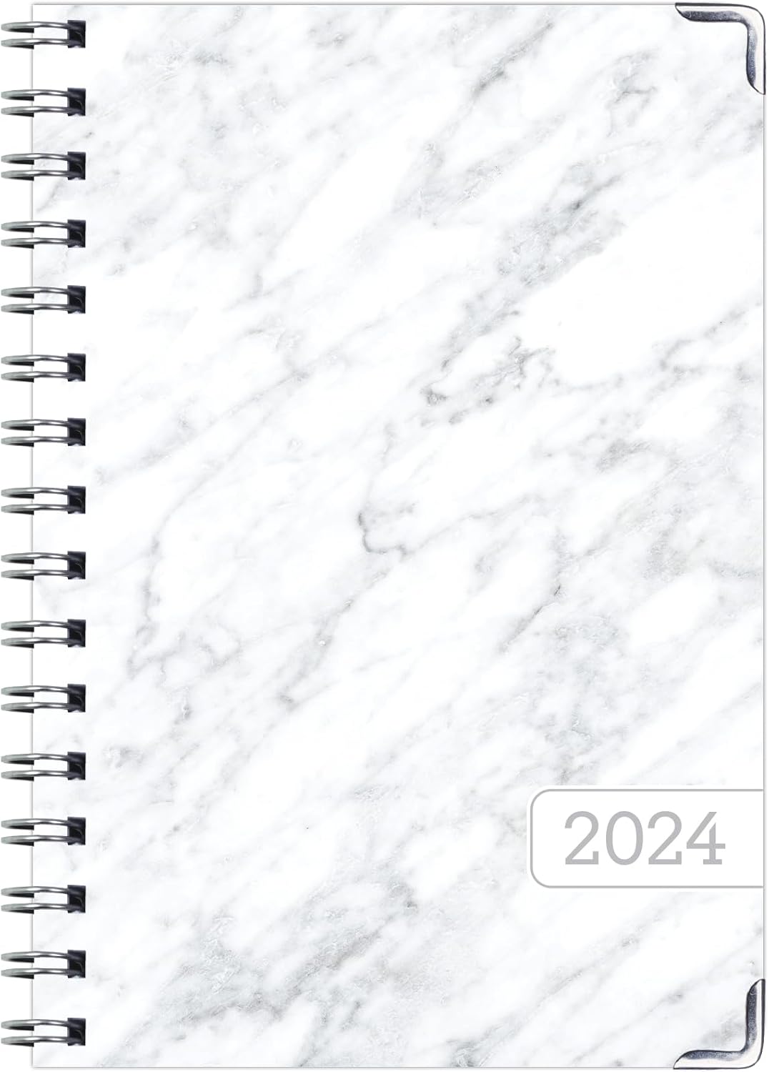 Agenda 2024 de tapa dura (noviembre de 2023 a diciembre de 2024) agenda diaria, semanal, mensual y anual, de 5.5 x 8 pulgadas, marcapáginas, carpeta