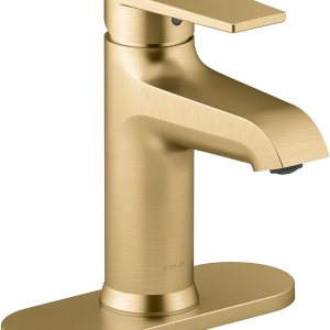 KOHLER 97061-4-2MB Hint Single Control con grifo de escudo, bronce cepillado vibrante KOHLER 97061-4-2MB Hint Single Control con grifo de escudo, bronce cepillado vibrante