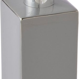 SKL Home Martinez – Dispensador de jabón de cerámica, color gris SKL Home Martinez – Dispensador de jabón de cerámica, color gris