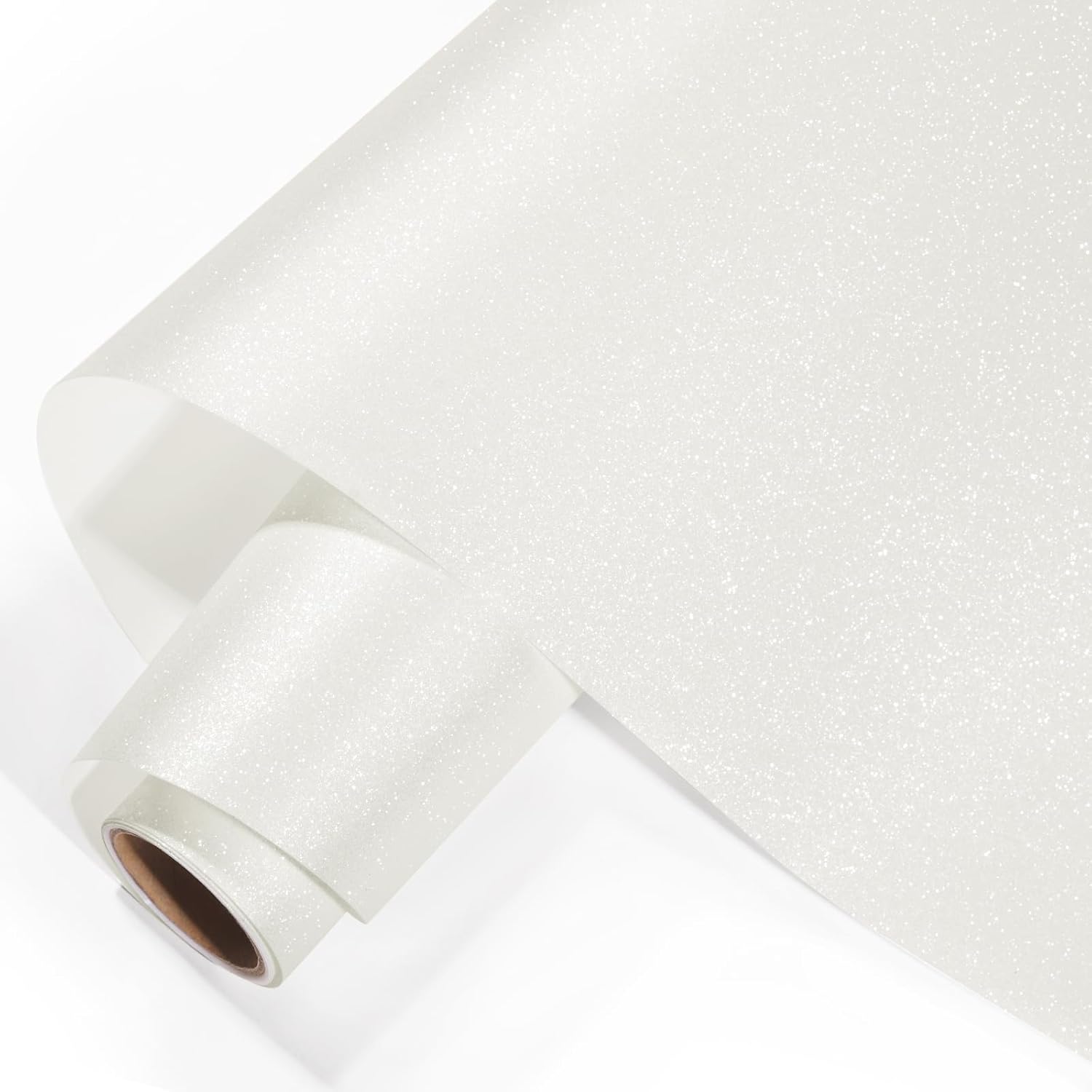 Gatichetta Rollo de vinilo autoadhesivo con purpurina brillante de 12 pulgadas x 6 pies, rollo de vinilo sólido brillante para proyectos de