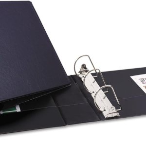 Avery 27650 Carpeta duradera, anillos inclinados de capacidad de 3 pulgadas, 8-12 x 11, negro, 1Ea Avery 27650 Carpeta duradera, anillos inclinados de capacidad de 3 pulgadas, 8-12 x 11, negro, 1Ea