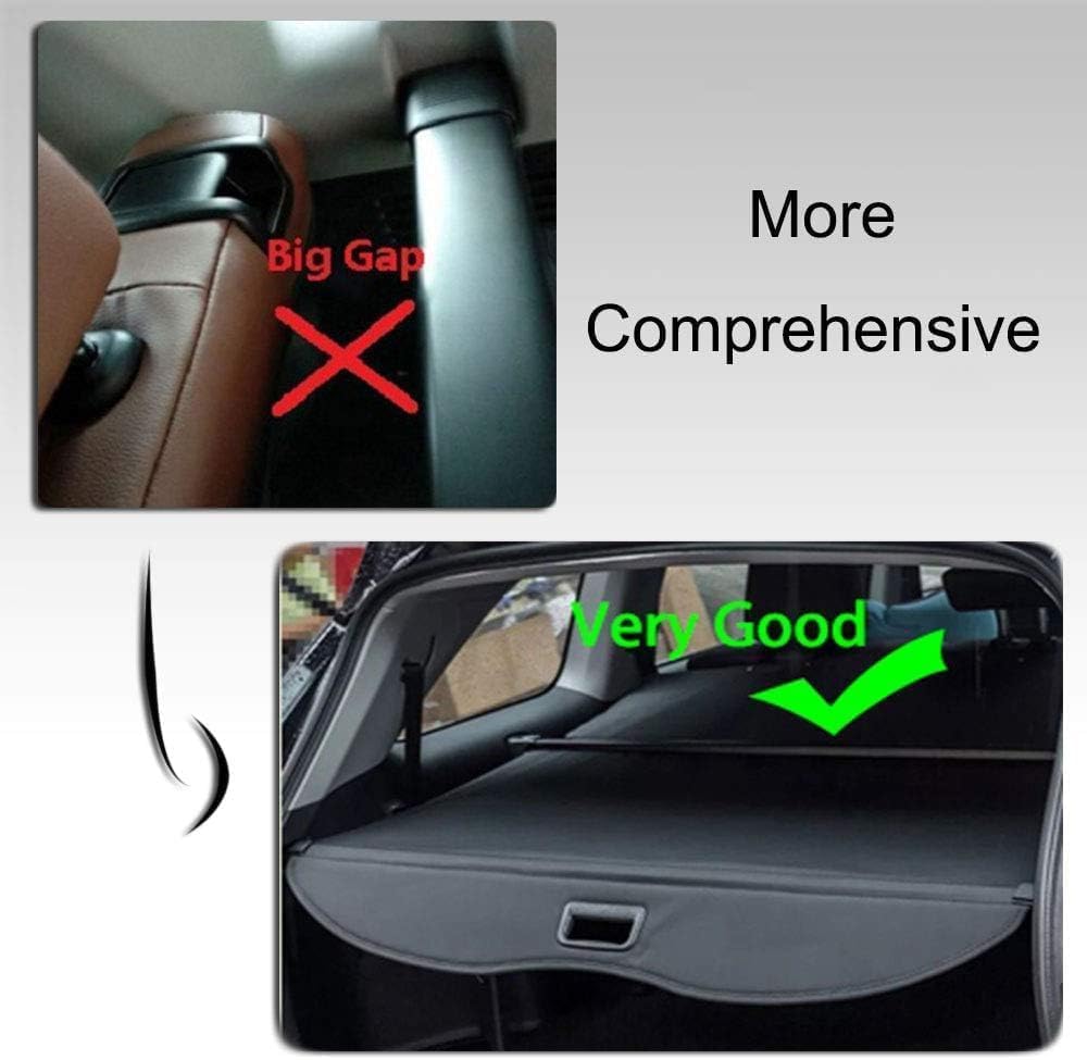 kaungka Funda protectora de carga compatible con Honda CRV 2023, resistente, color negro, protector de maletero retráctil (versión actualizada no
