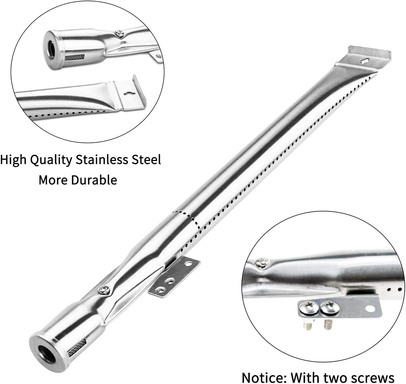 Kit de reparación de parrilla para Nexgrill 720-0830H, 720-0783E, Kenmore 720-0830A, 122.33492410 piezas de repuesto, tubos de quemador de acero