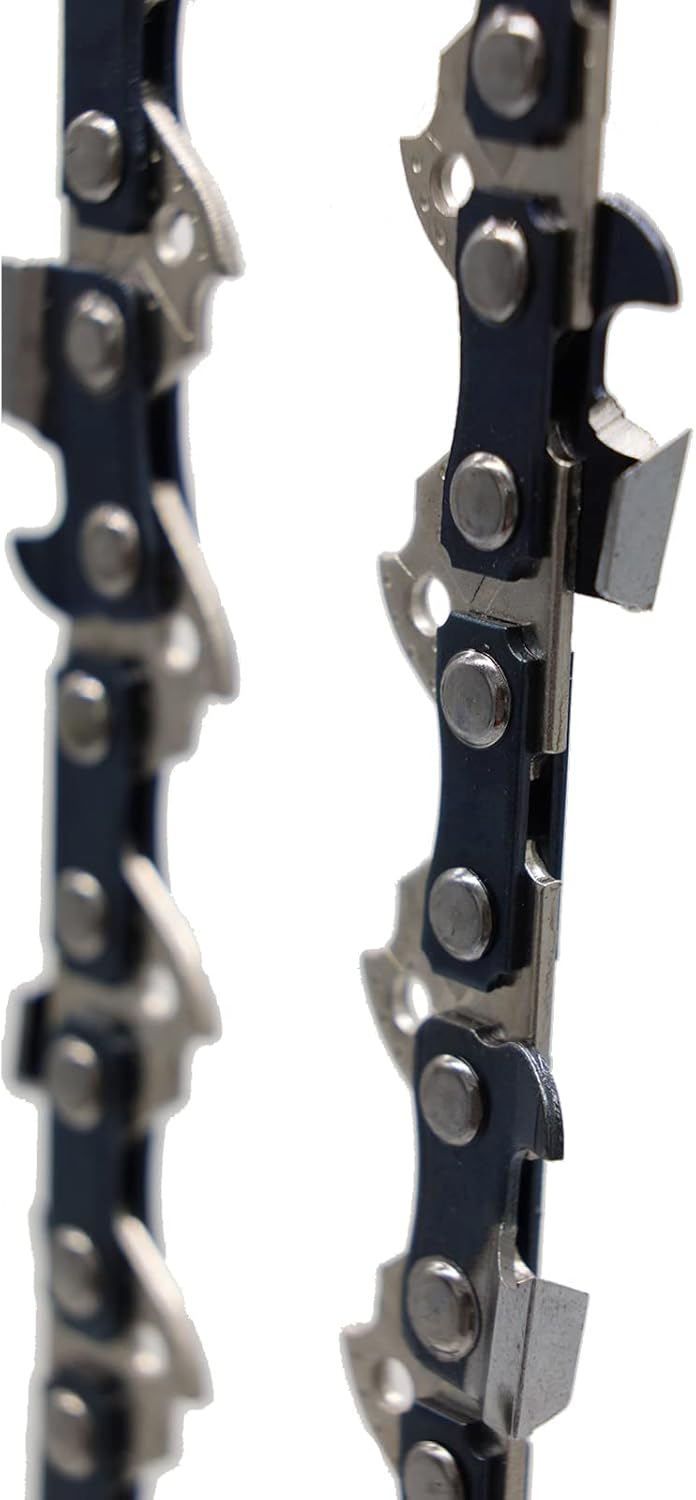 Paquete de 2 cadenas de motosierra de 14 pulgadas, paso LP de 38 pulgadas, calibre 0.050 pulgadas, 50 eslabones de transmisión para la mayoría de