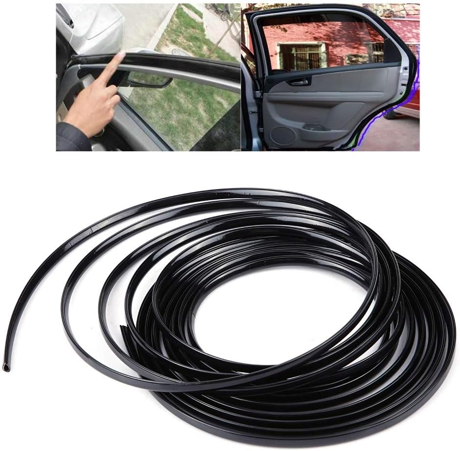 Protectores de borde de puerta de automóvil de 19.7 pies en forma de U, protector de puerta de automóvil, protector de entrada de puerta automotriz