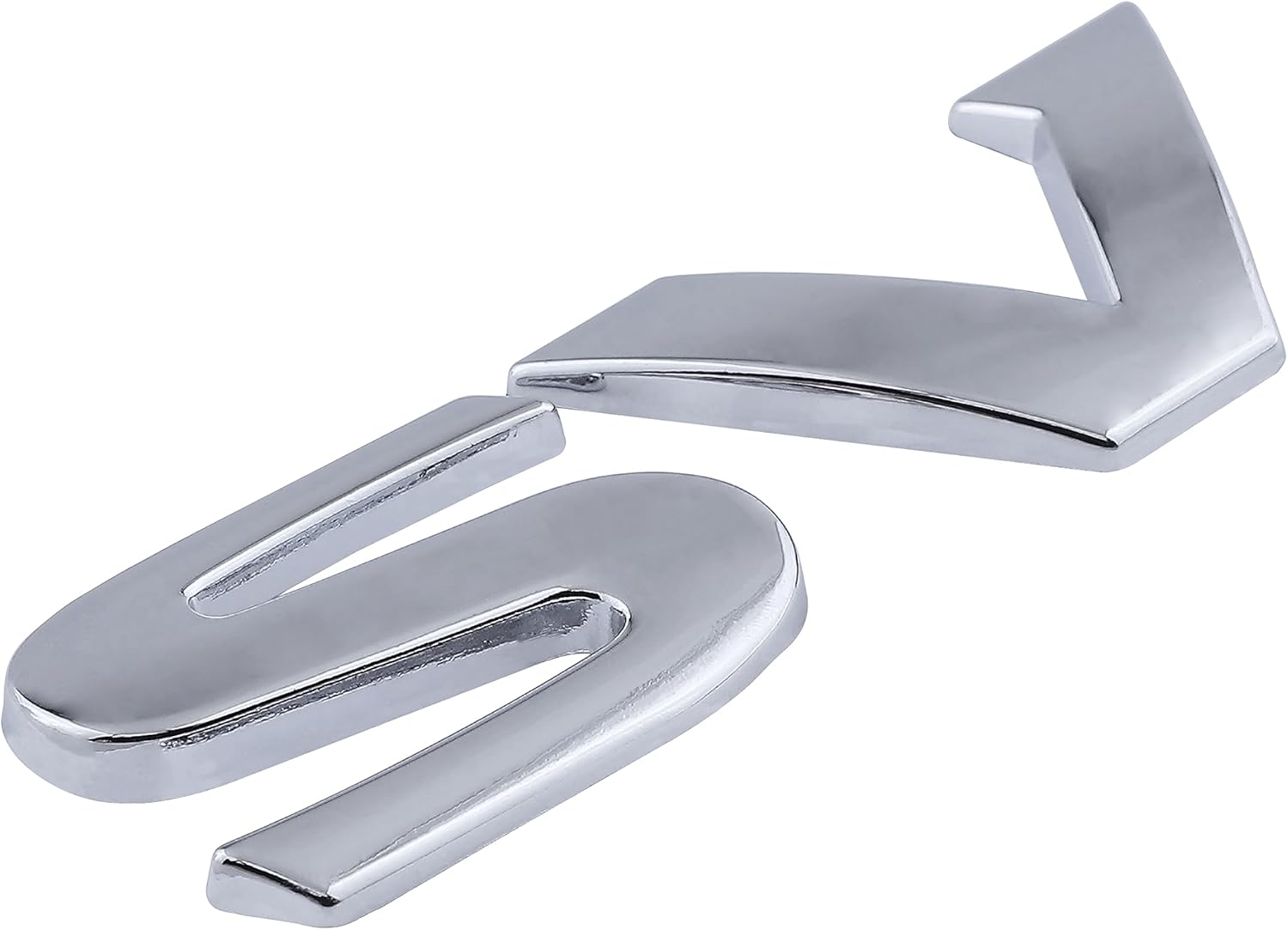 2 calcomanías de metal para automóvil SV 3D elevadas y fuertes, calcomanías adhesivas para automóvil, motocicletas, emblema lateral trasero
