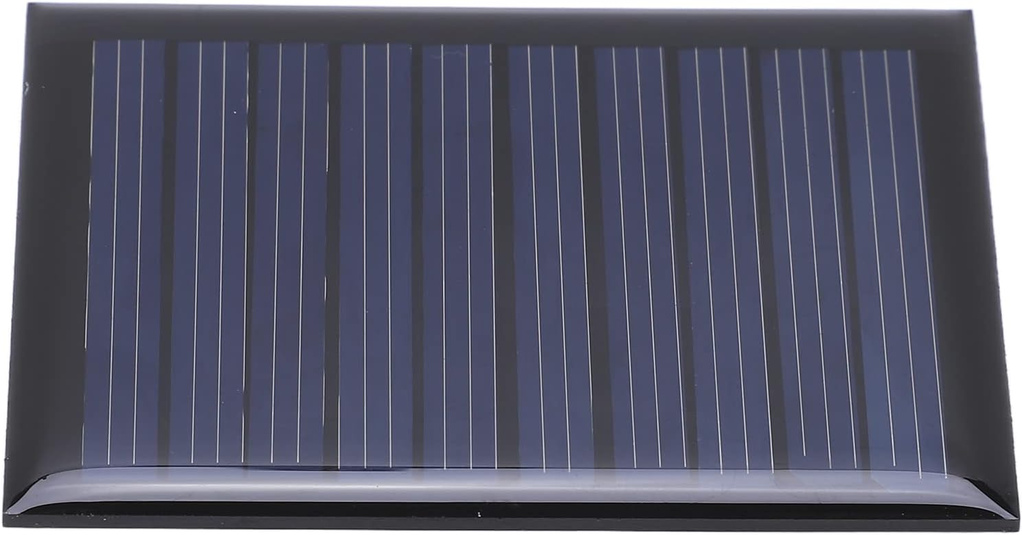 2 unids 5V 50mA panel de módulo de epoxi de energía solar mini panel de polisilicio 2.362×1.732 in duradero y de alta eficiencia versátil y compacto