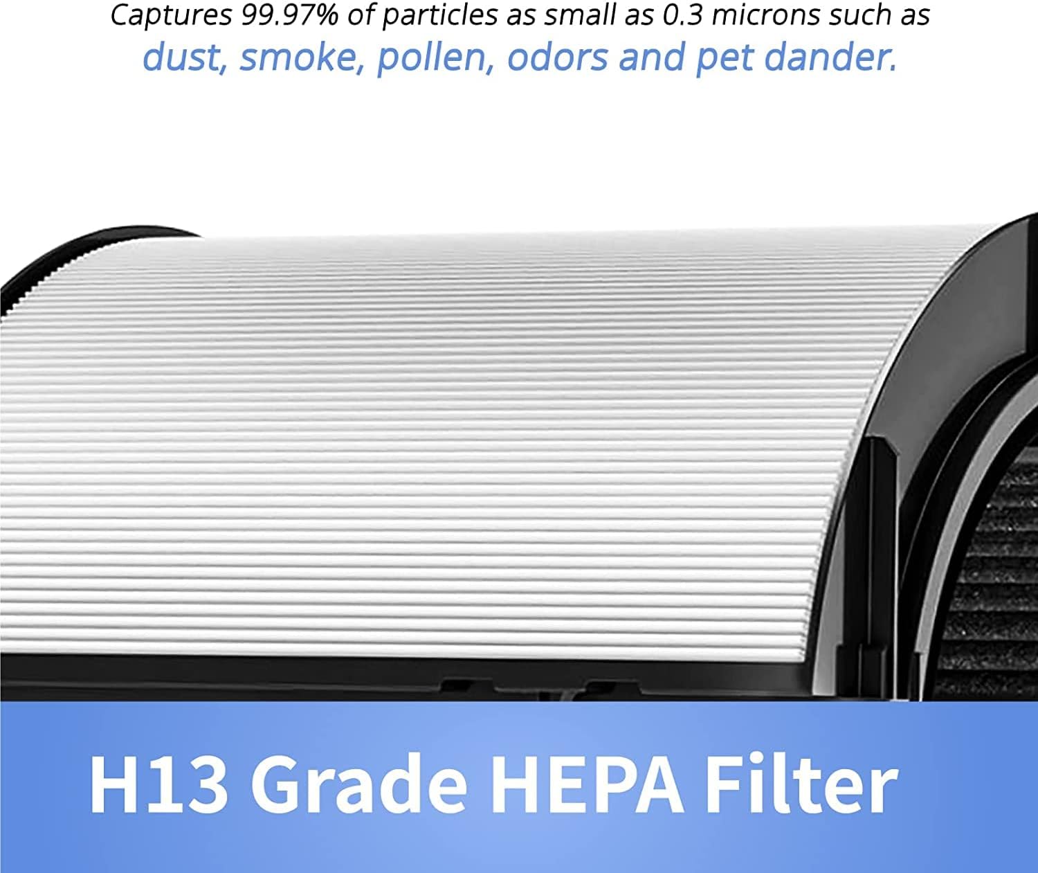 2 en 1 HEPA+filtro de carbono compatible con Dyson HP04 TP04 DP04 PH04 HP09 TP09 HP07 TP07 HP06 TP06, filtro de repuesto HEPA verdadero grado H13