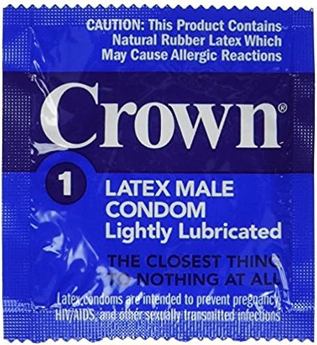 Okamoto Condones Crown – 50 unidades a granel (paquete de 50)