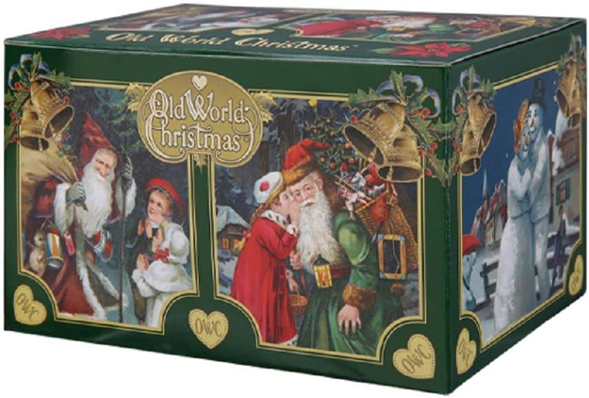 Old World Christmas – Adornos Alimentos varios hechos de vidrio soplado para árbol de Navidad