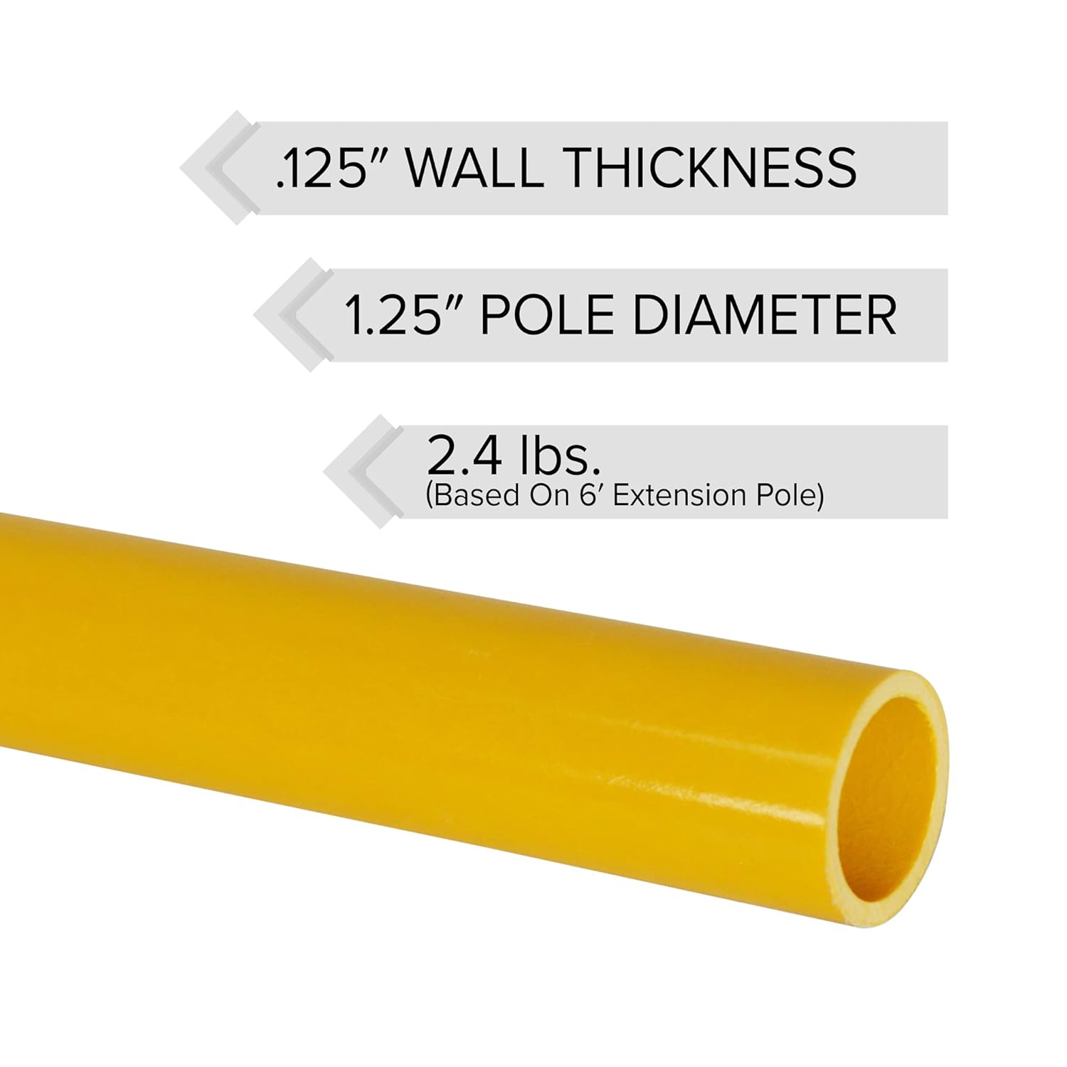 Jameson Podadora de árboles FG-6PKG-3 Serie FG con dos postes de fibra de vidrio de 6 pies
