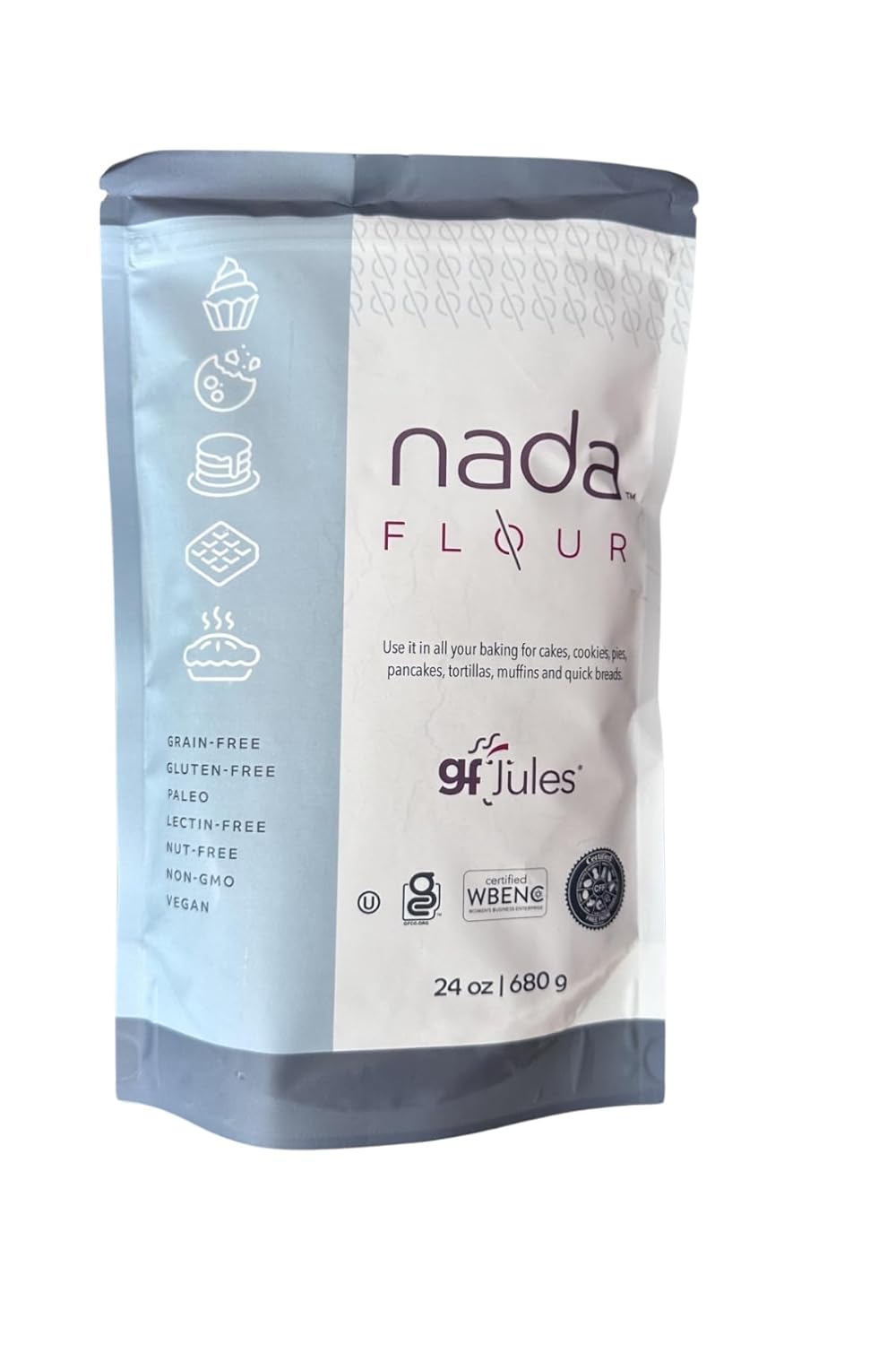 gfJules Harina de Nada sin granos, certificada sin gluten y sin alérgenos, harina para hornear multiusos 11  Sin altramuces, sin sabor o arena