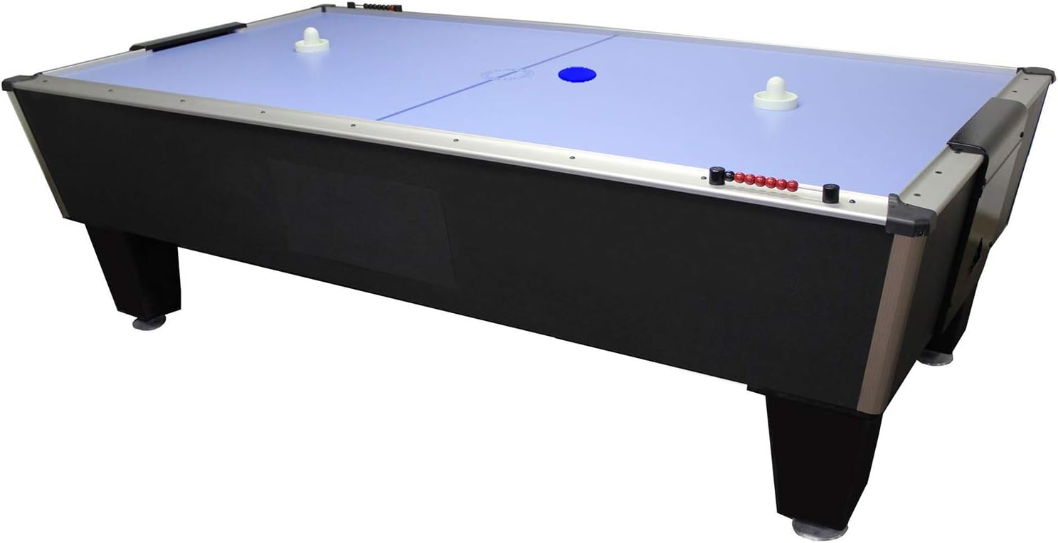 3 14 pulgadas Air Hockey Pucks, paquete de portería de tamaño completo accesorios de repuesto para mesas de juego (6 unidades)