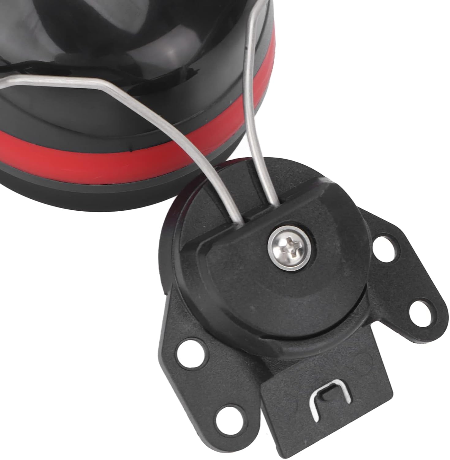 Orejera para casco, resistente a los impactos, sujeta firmemente la orejera del casco duro para trabajar la madera
