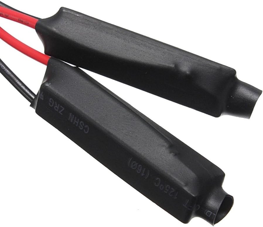 Etopar 4 x 12 V motocicleta señal de giro LED resistencia de carga flash parpadeo arreglar error adaptador universal