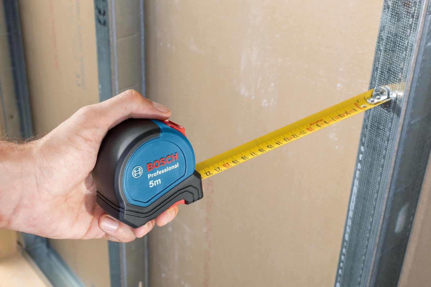 Bosch Professional 1600A016BH Cinta métrica (longitud 16.4 ft, ancho 1.063 in, en embalaje blíster)
