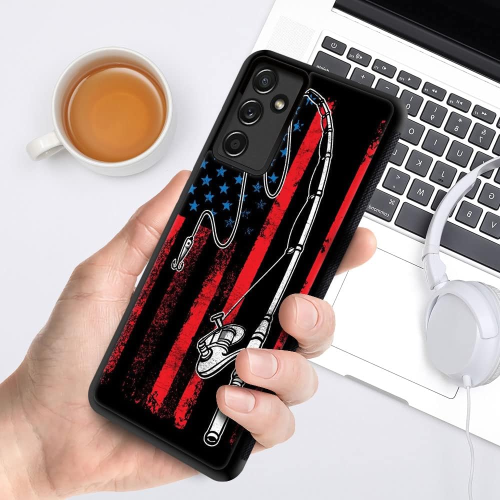 Funda compatible con Samsung Galaxy A14 5G, funda protectora lateral de TPU suave compatible con Samsung Galaxy A14 5G con diseño de bandera de