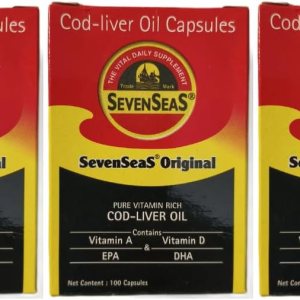 Seven Seas Aceite de hígado de bacalao, 300 cápsulas Seven Seas Aceite de hígado de bacalao, 300 cápsulas