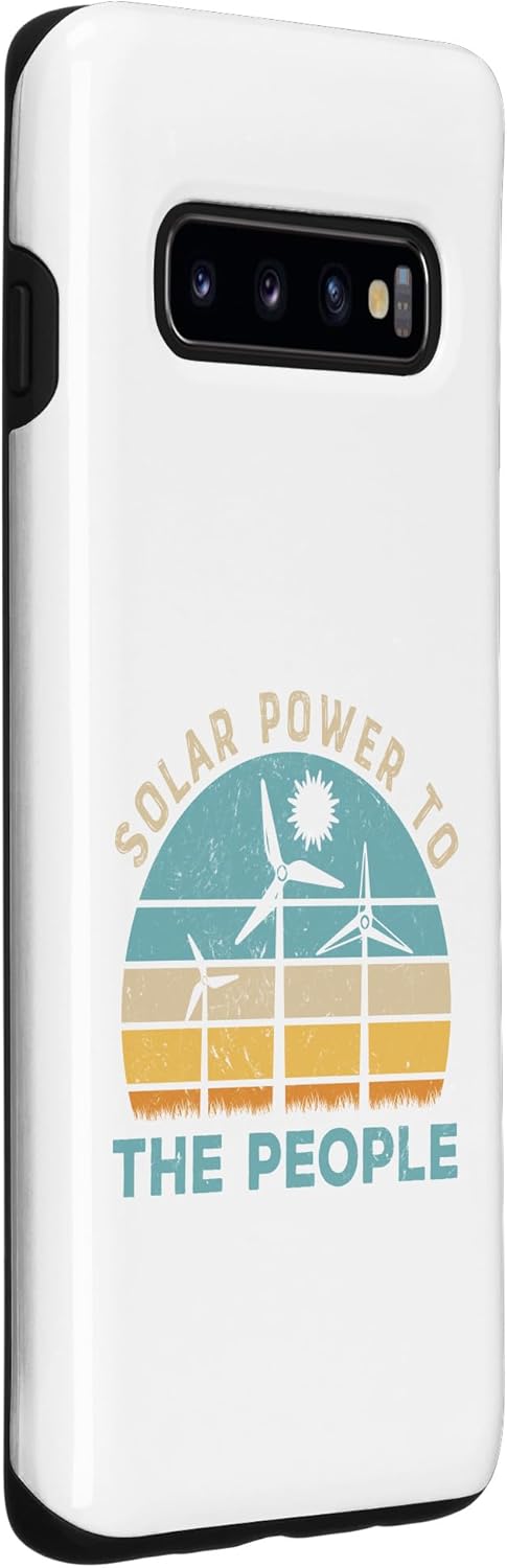 Funda para Galaxy S10 solar power to the people green renewable energy
