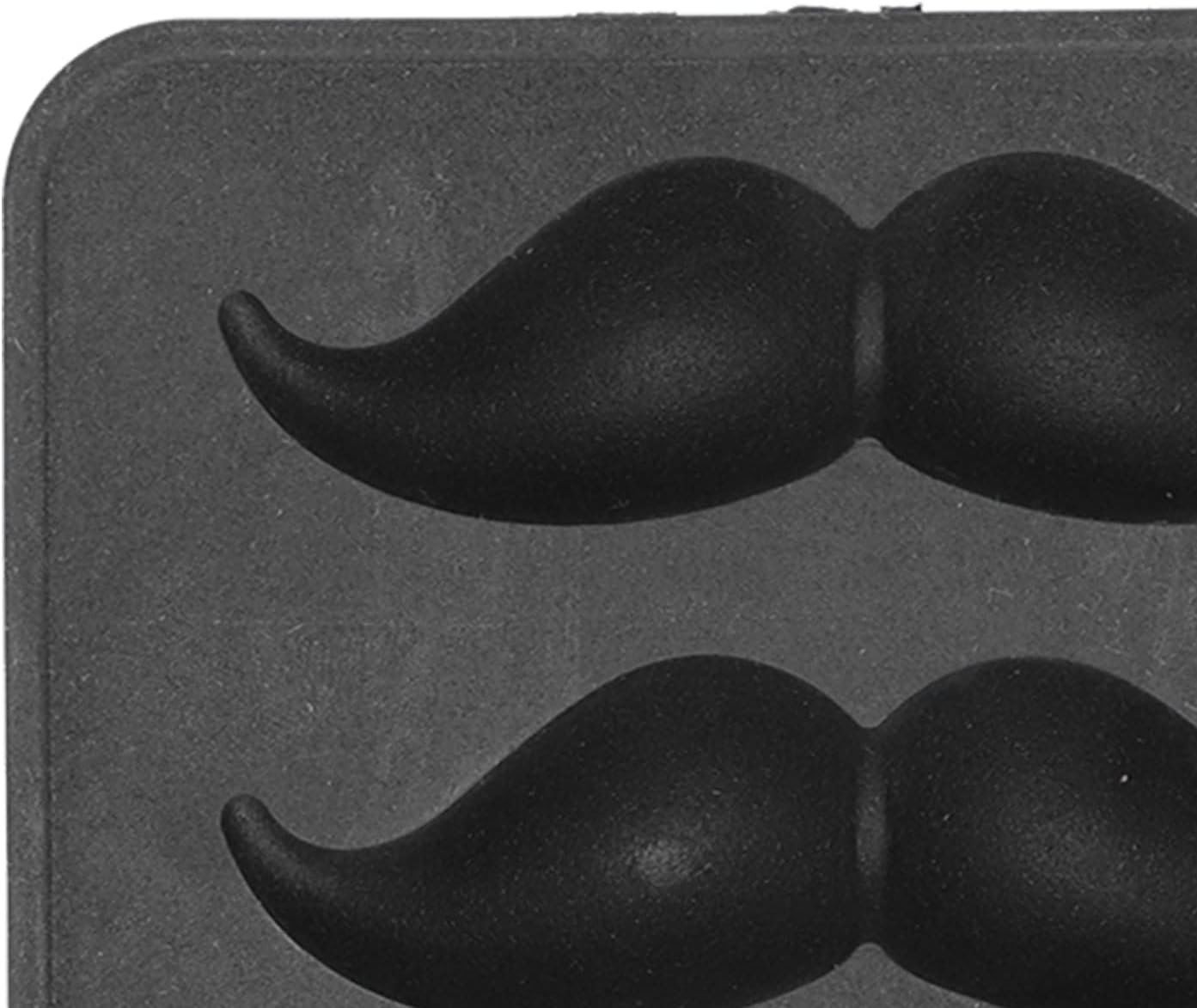 Moldes de silicona para el hogar, moldes de silicona para el hogar, moldes de hielo en forma de bigote, moldeo de verano negro, molde para moldes