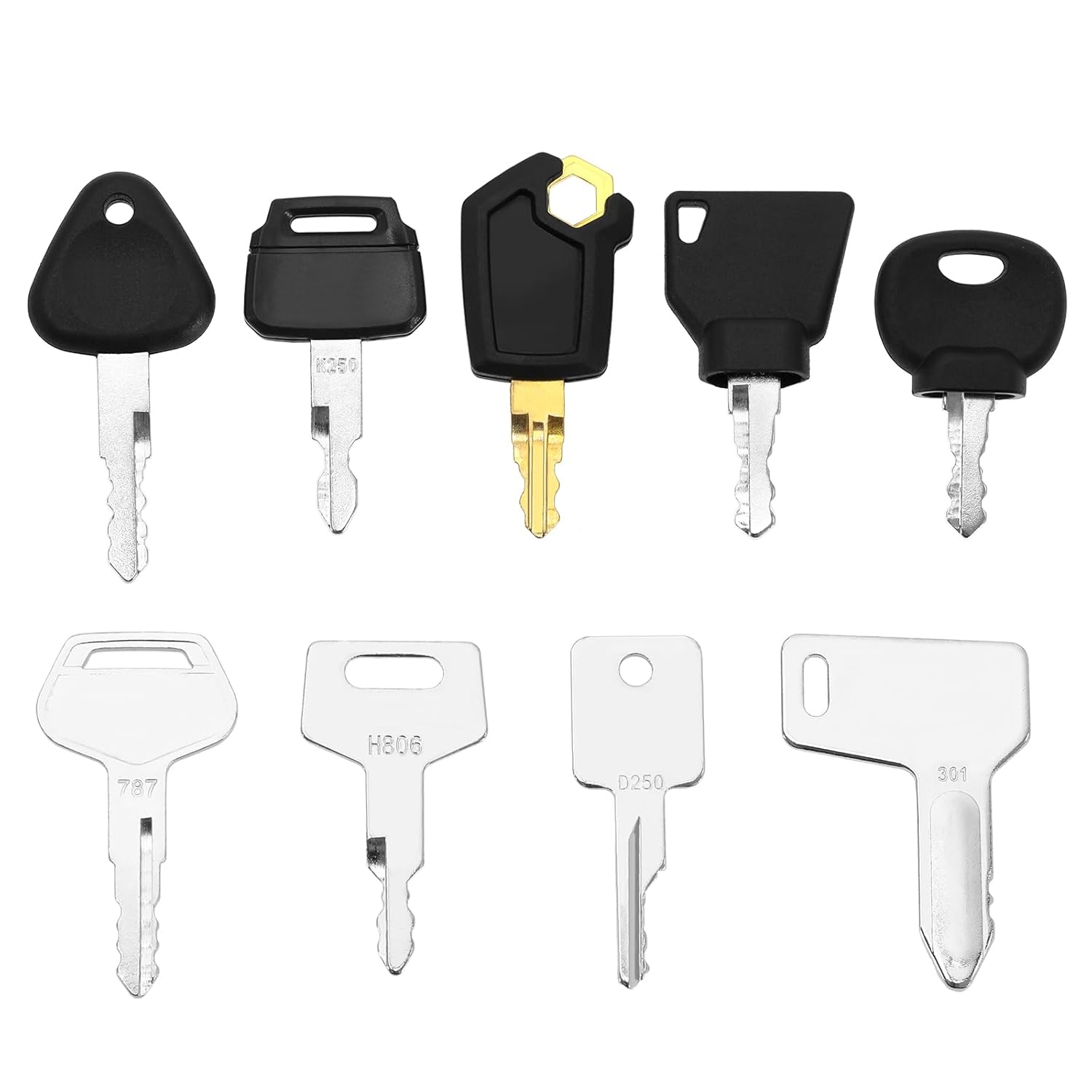 SING F LTD Juego de llaves de arranque de encendido 5P8500 JCB 787 301 K250 777 D250 H806 14707 para maquinaria agrícola Excavadora Excavadora