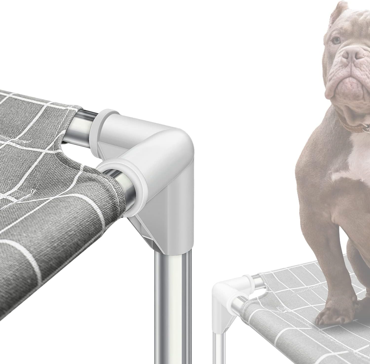 Cama elevada para perros, cuna para mascotas, camas para perros grandes  Cama elevada desmontable para gatos y perros grandes