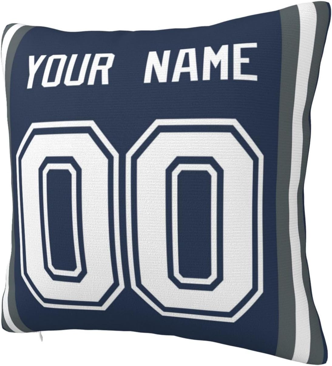 MMAOLP Funda de almohada personalizada con nombre y número, ideas románticas, regalo para pareja, sin relleno, 12 x 12 pulgadas