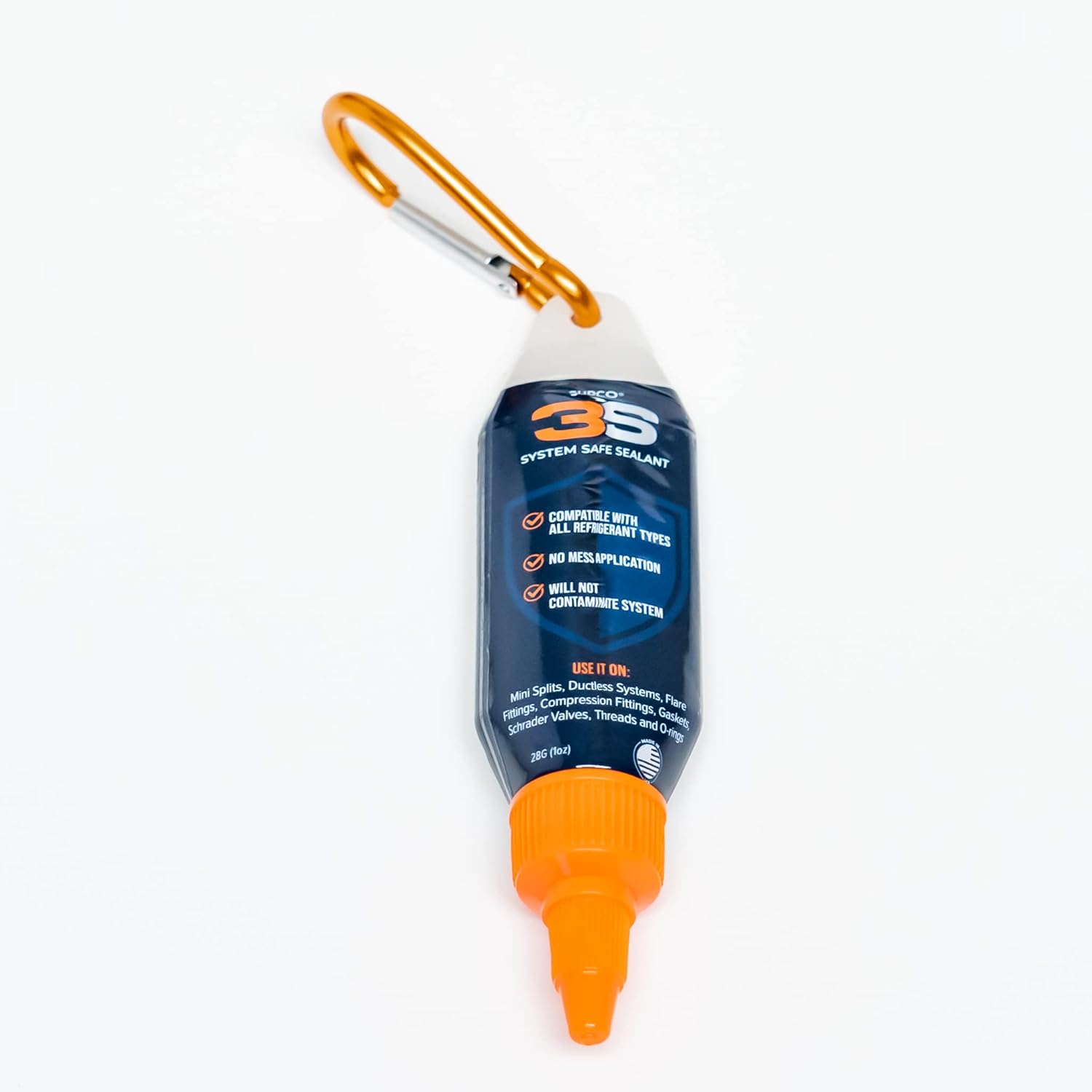 Supco Sellador seguro del sistema 3S Aplicar en accesorios y válvulas HVAC & R Tubo de 1 oz