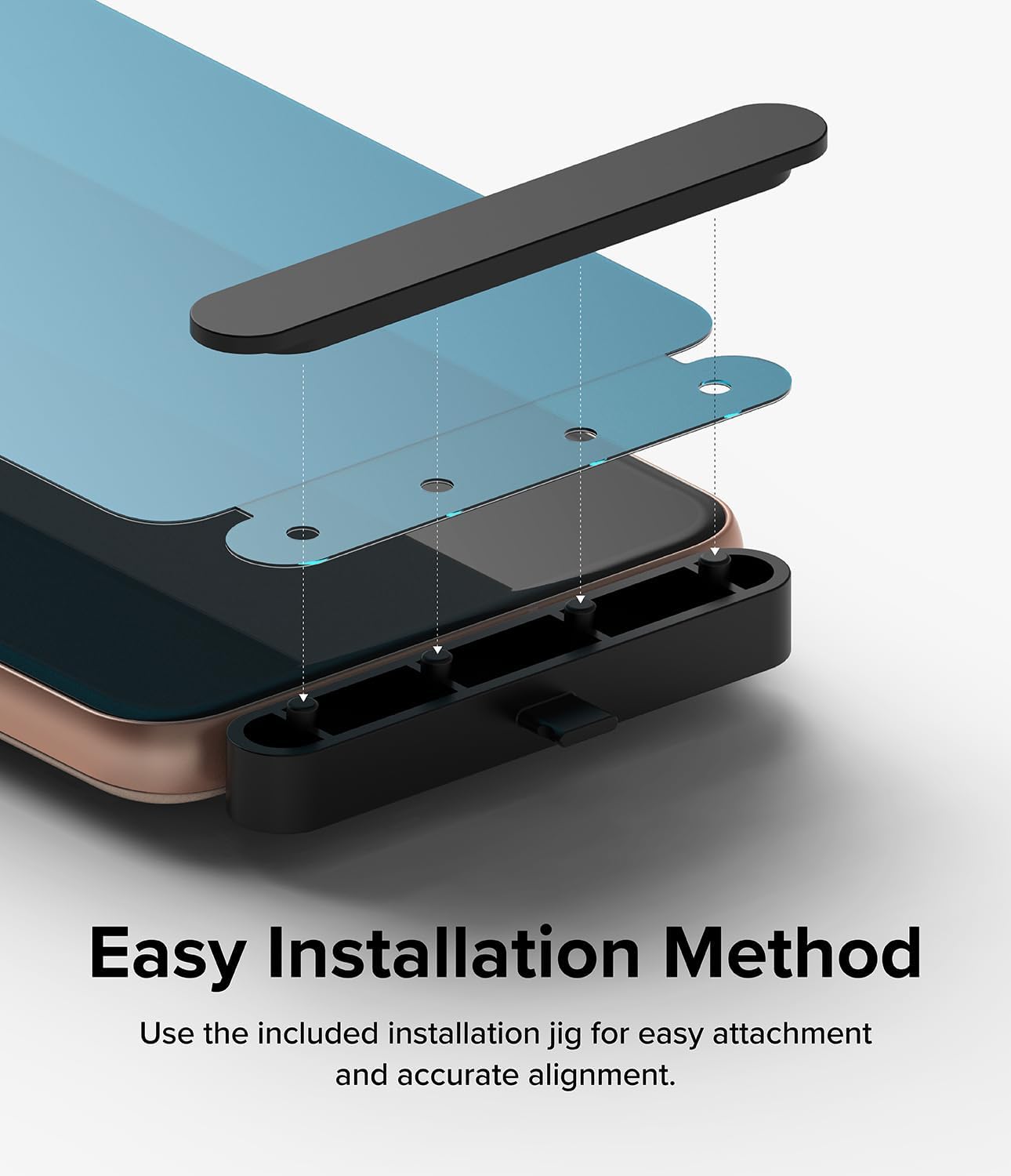 Ringke Película doble fácil protección de 4 capas compatible con protector de pantalla Google Pixel 8, revestimiento de reparación autocurable,