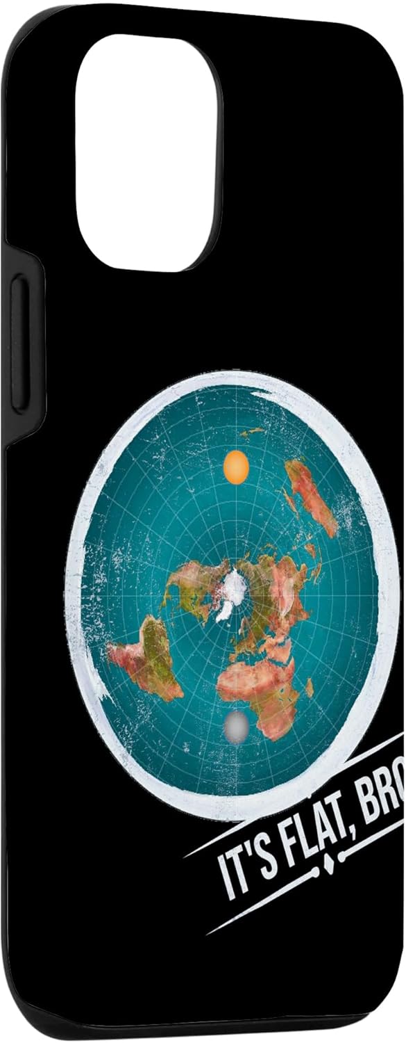 iPhone 1212 Pro It’s Flat Bro  Funda Flat Earth