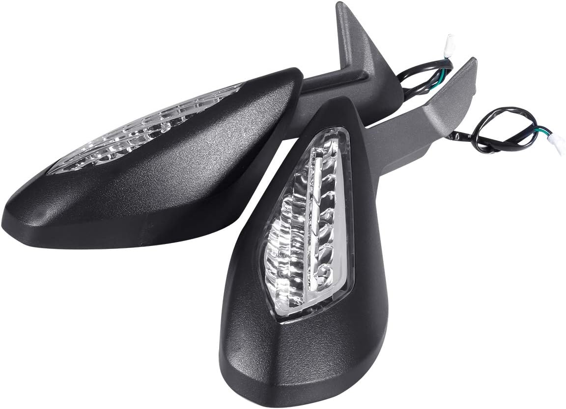 XMT-MOTO Espejos retrovisores con luces direccionales para Ducati 1299 Panigale S 2015-2016, Ducati 959 S Panigale 2016