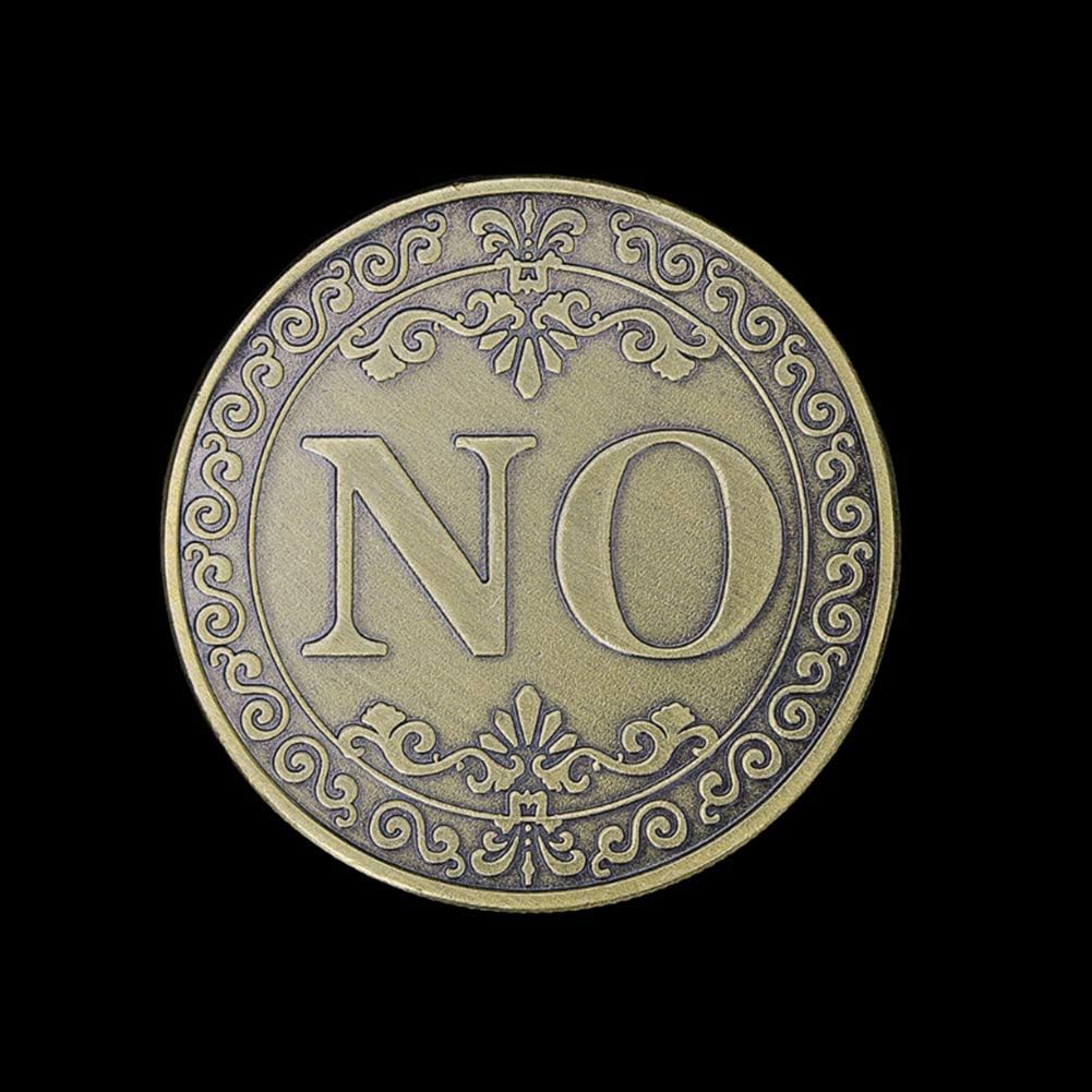 Glamtune Novedad Sí No Challenge Coin Medallion Collector