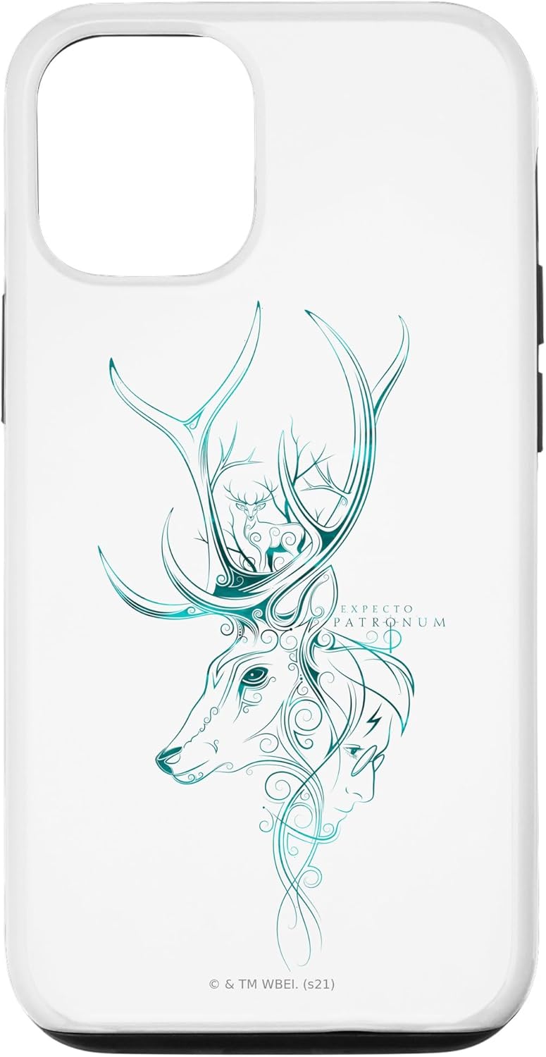 Funda de arte intrincada para iPhone 13 Harry Potter Expecto Patronum