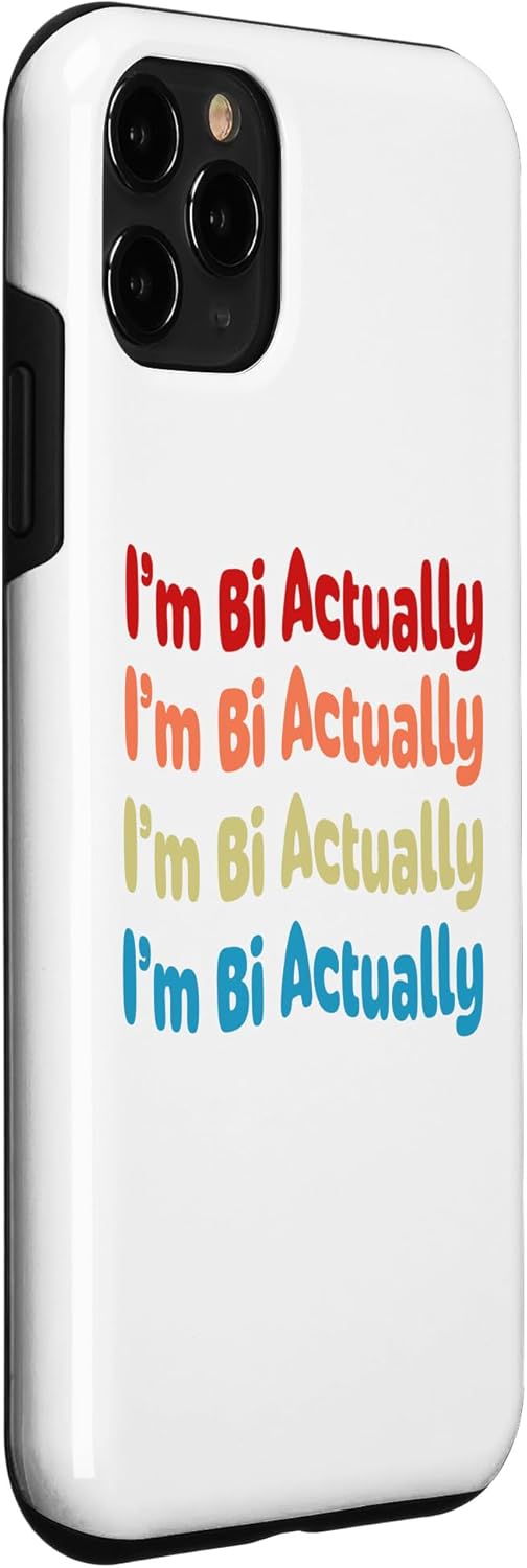 Funda bisexual de moda para iPhone 11 Pro I am Bi Really