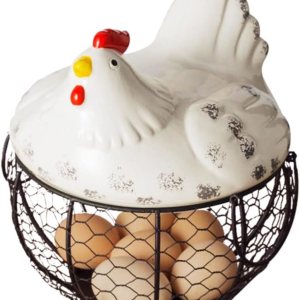 NOLITOY Cesta de almacenamiento de hierro forjado cesta de almacenamiento de alambre negro tazón de fruta fresco huevo cesta de malla de alambre NOLITOY Cesta de almacenamiento de hierro forjado cesta de almacenamiento de alambre negro tazón de fruta fresco huevo cesta de malla de alambre