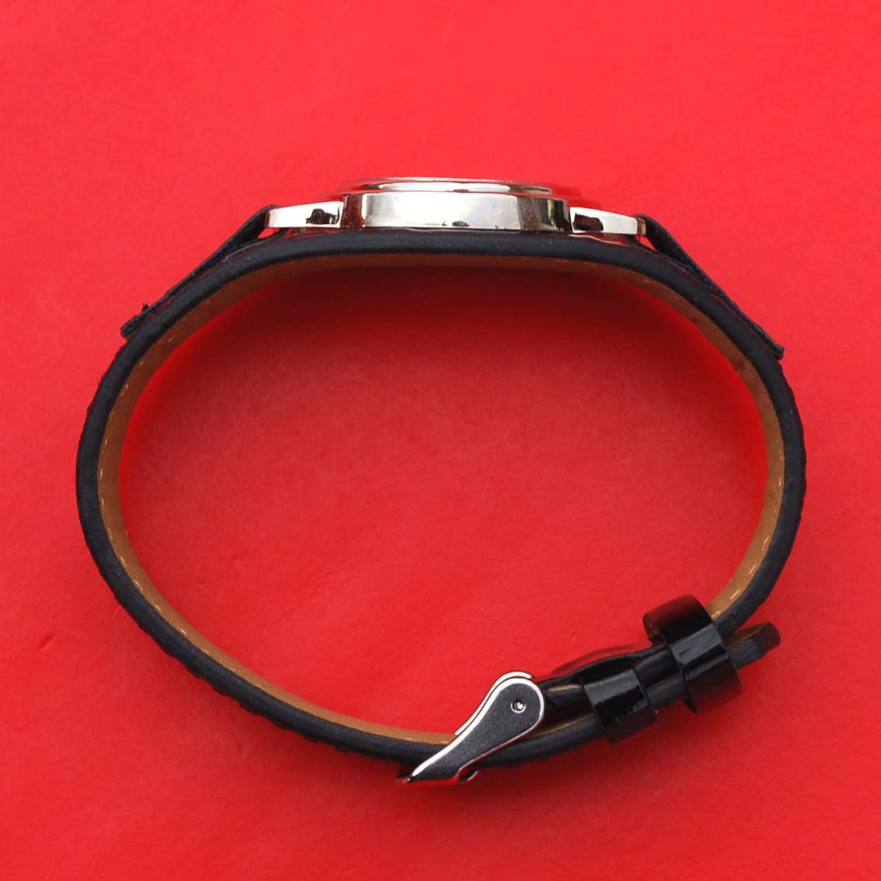 US 1937 Indian Head Buffalo Nickel Coin Magnetic Golf Ball Marker Black PU Faux Leather Golf Bracelet