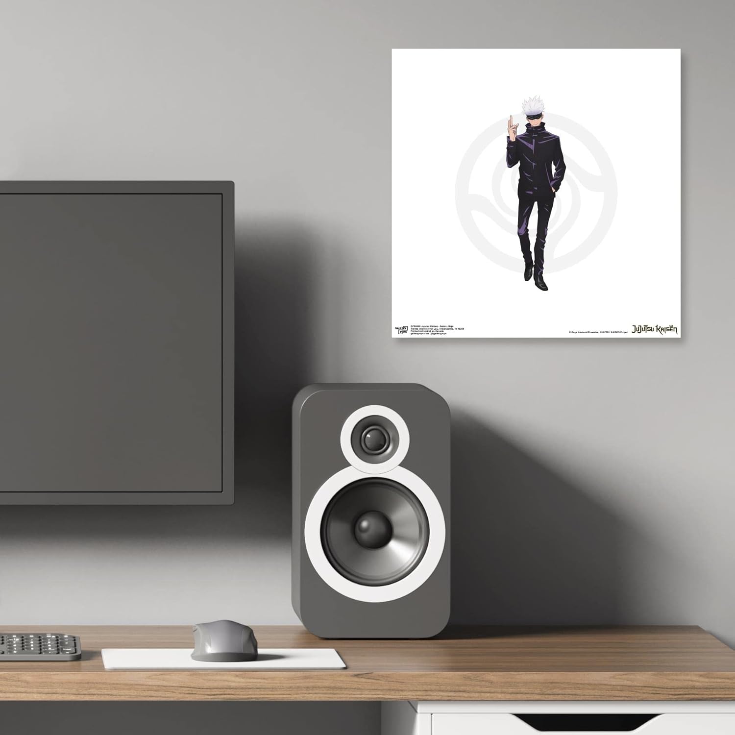 Trends International Gallery Pops Jujutsu Kaisen – Póster de pared de Satoru Gojo, 12 x 12 pulgadas, versión sin marco