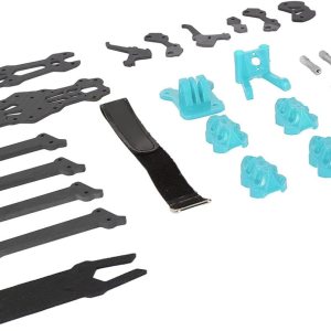 Marco FPV Racing Drone Frame, marco de fibra de carbono RC Quadcopter ligero 8.858 in distancia entre ejes absorción de impactos para RC Drone Marco FPV Racing Drone Frame, marco de fibra de carbono RC Quadcopter ligero 8.858 in distancia entre ejes absorción de impactos para RC Drone