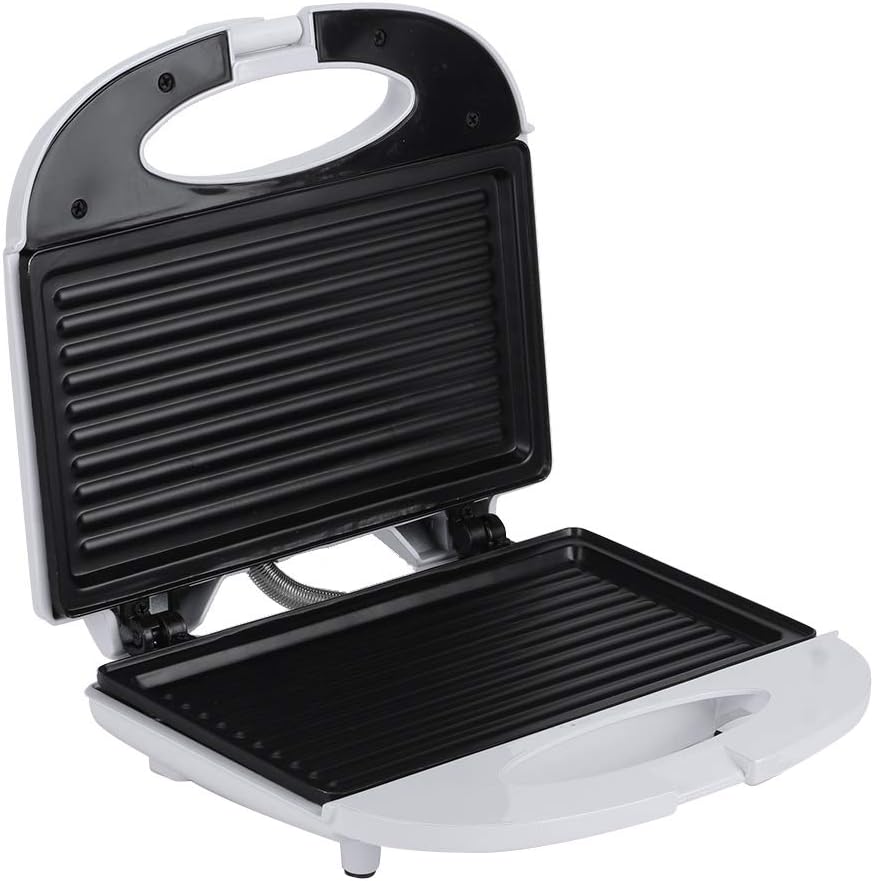 Sandwichera para hacer waffles Aigostar con superficie de rejilla profunda antiadherente para prensa de panini de huevos, parrilla Panini Press