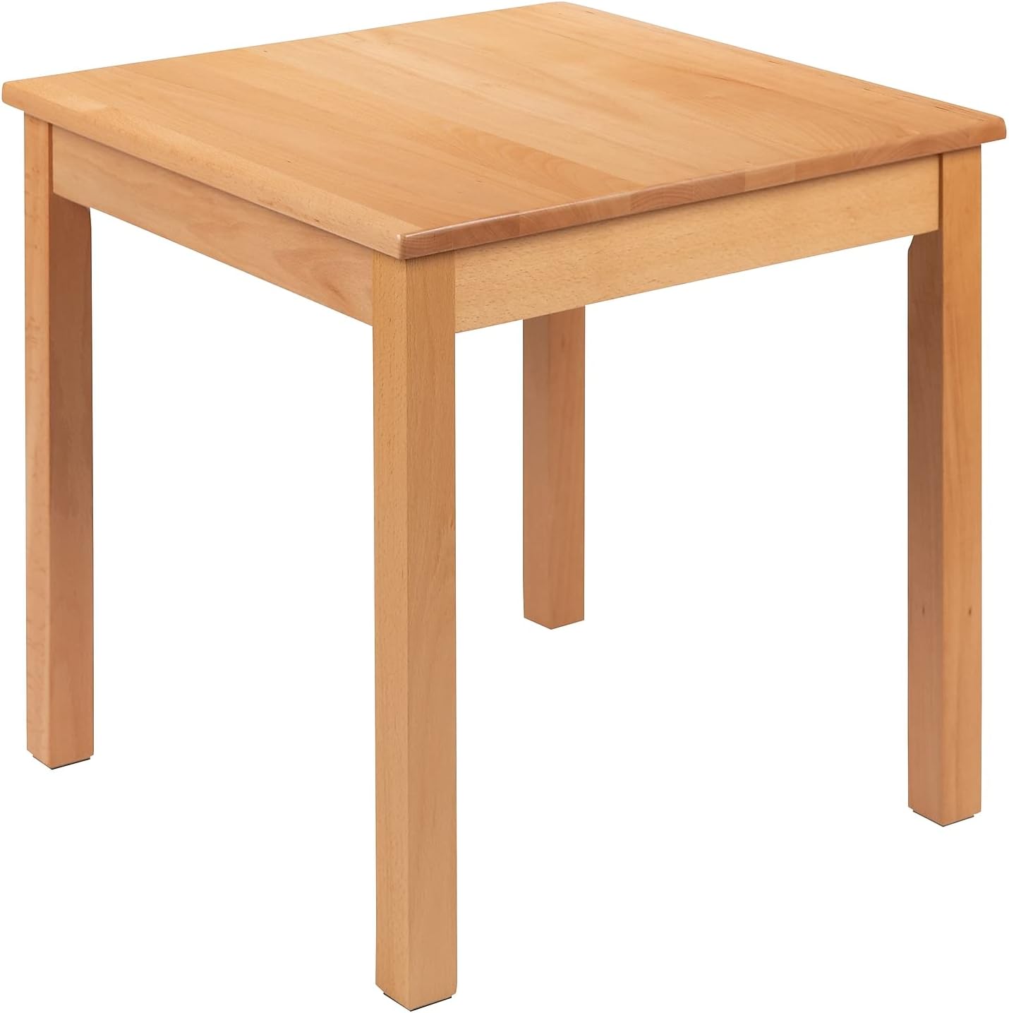 Flash Furniture Kyndl – Juego de mesa y silla de madera maciza natural para niños, para aula, sala de juegos, cocina