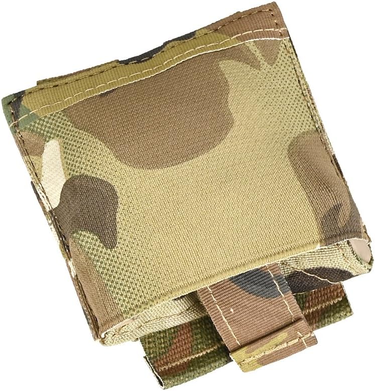 Micro Molle Dump Pouch Revista Utilidad Bolsa plegable Ultraligero Dump Pouch Battle Duty Belt Dump Pouch Soft Roll UP plegable MAG bolsa