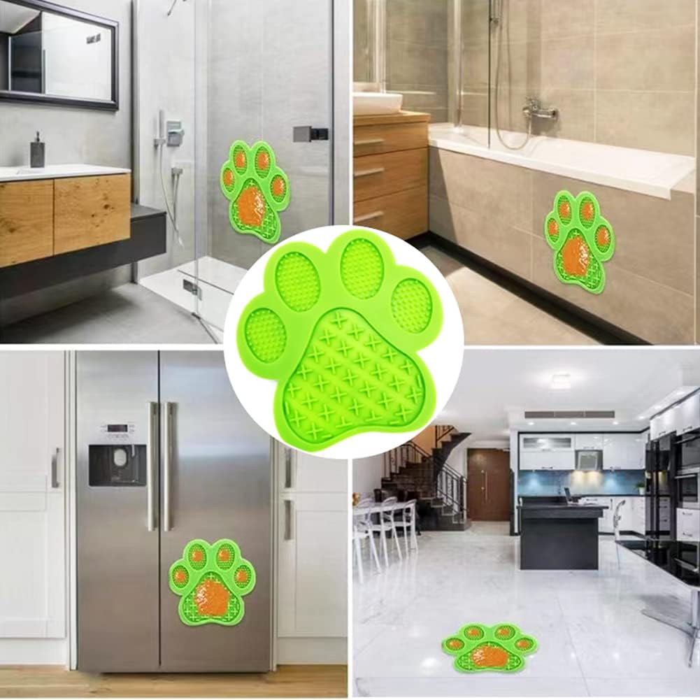 Almohadilla para lamer perros, dispositivo de distracción de lavado de perros, alfombrilla de perro de alimentación lenta con súper succión para