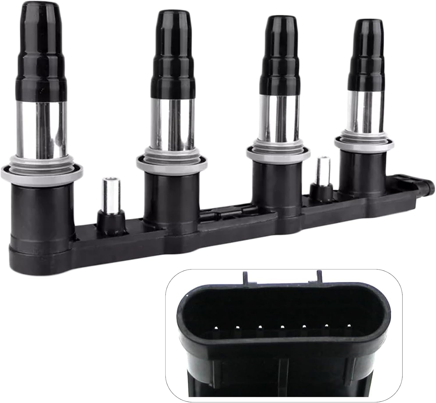 Paquete de bobinas de encendido compatible con Chevy Sonic Cruze Aveo Aveo5 Trax Pontiac G3 2007 2008 2009 2010 2011 2012 2013 2014 2015. Reemplaza#
