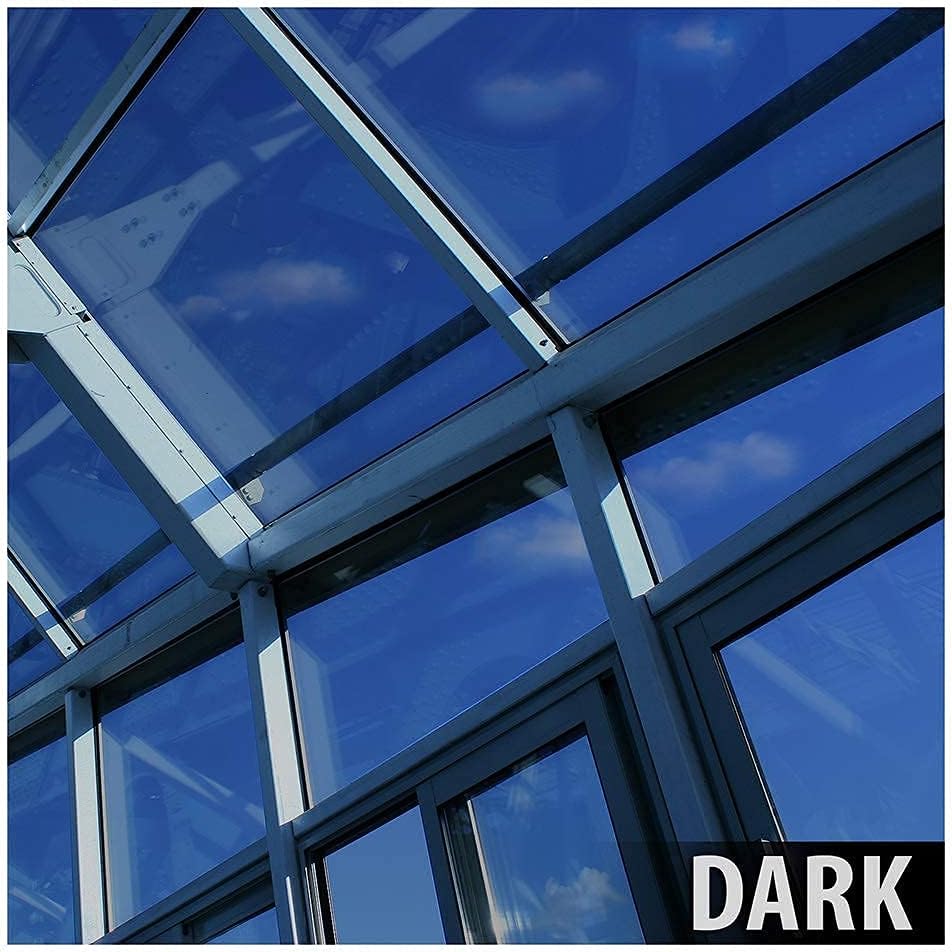 BDF NA20 – Película para ventana de privacidad y control solar N20, negro (oscuro) – 12 pulgadas x 50 pies