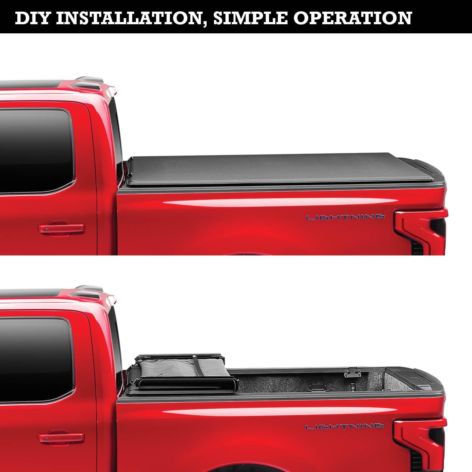 RealTruck Extang Trifecta ALX – Cubierta plegable suave para caja de camioneta  90488  Compatible con Ford F-250350 Super Duty 2017-2024 caja de 8