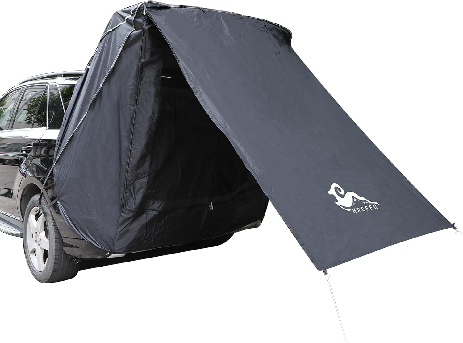 Toldo para puerta trasera SUV con bolsa de almacenamiento impermeable portátil, tienda de campaña con portón trasero, toldo para puerta trasera para