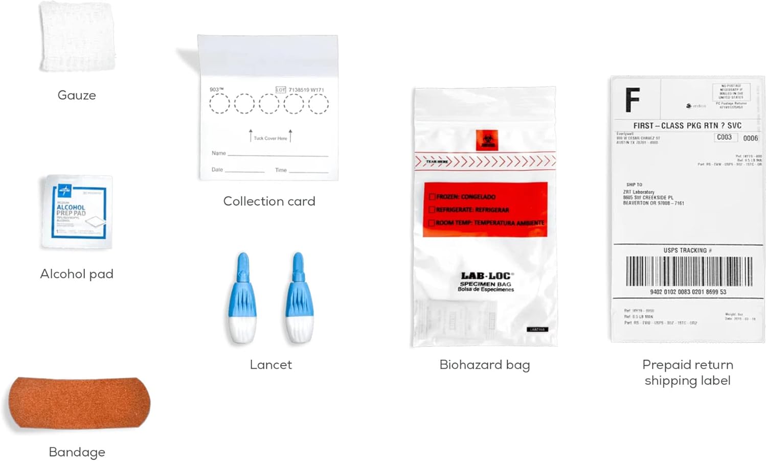 Everlywell Prueba de vitamina D – Kit de recolección en casa – Resultados precisos de un laboratorio certificado por CLIA en cuestión de días – A