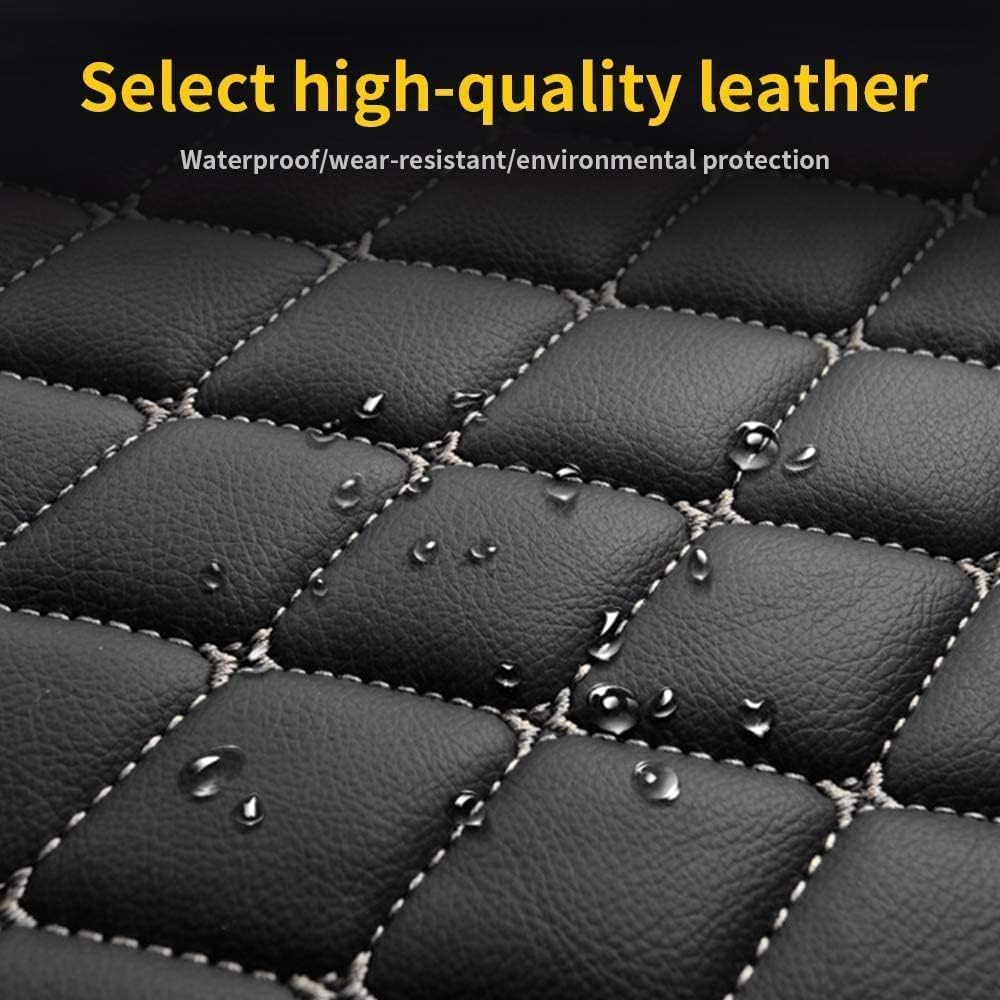 CHABLE Alfombrillas de cuero personalizadas impermeables para el 97 % de los sedán, SUV, automóvil deportivo, negro, beige, alfombrillas de vehículo