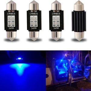 iBrightstar 6411 6418 C5W Festoon de 9-30V – Focos LED – Focos LED de 1.5pulgadas (36mm) extremadamente brillantes y sin errores para luces de iBrightstar 6411 6418 C5W Festoon de 9-30V – Focos LED – Focos LED de 1.5pulgadas (36mm) extremadamente brillantes y sin errores para luces de