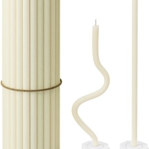 BlueBee – Velas de cera de abeja pura a granel para el hogar, 50 velas altas y delgadas, aroma a miel, sin humo, de larga duración, totalmente BlueBee – Velas de cera de abeja pura a granel para el hogar, 50 velas altas y delgadas, aroma a miel, sin humo, de larga duración, totalmente